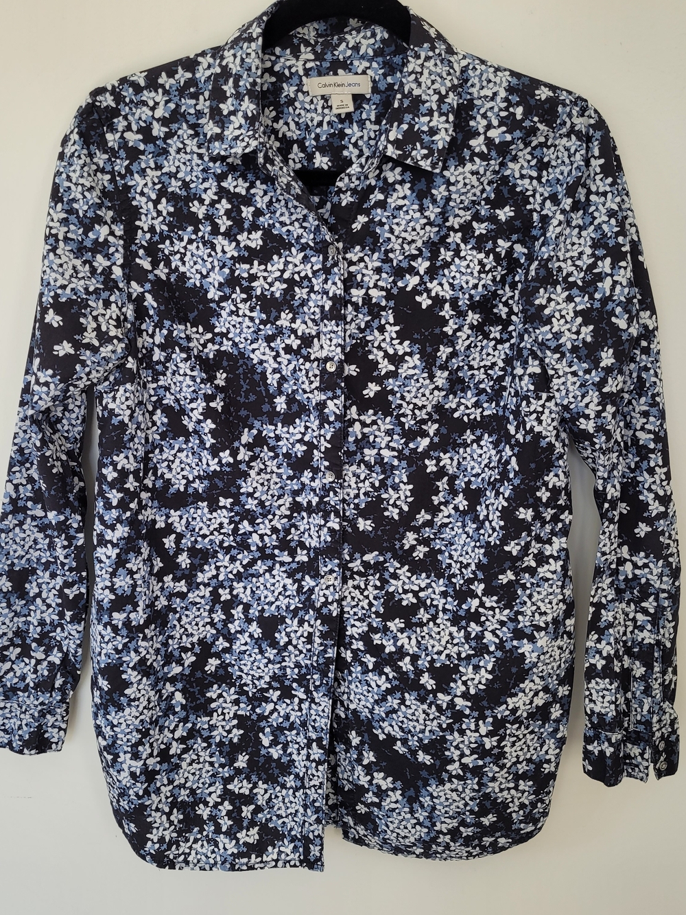 Calvin Klein Jeans Black Floral Button-Down shirt